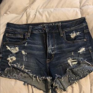 American Eagle High Rise Shorts